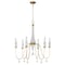 Maxim Lighting Claymore 6-Light 28" Wide Claystone / Gold Leaf Chandelier 22436CSTGL - alternate 1
